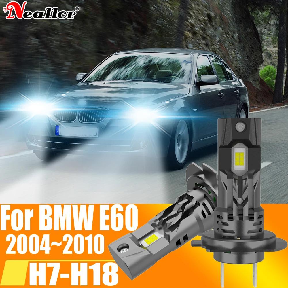  LED Ʈ Canbus, H7,  , H18 ڵ , 6000K ,  ̿ , BMW E60 5 2004  2010, 12V 55W, 2 
